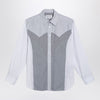 Maison Margiela Striped patchwork shirt