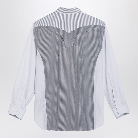 Maison Margiela Striped patchwork shirt