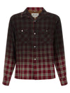 Maison Margiela Check Shirt With Gradient Effect