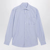 Maison Margiela Striped shirt in light blue cotton
