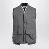 Maison Margiela Vest Work in Progress grey in wool