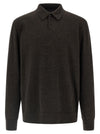 Maison Margiela Suede Patch Polo Shirt