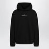 Maison Margiela Black hoodie with reversed logo
