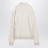 Maison Margiela Distressed-effect ecru sweatshirt
