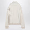 Maison Margiela Distressed-effect ecru sweatshirt