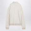 Maison Margiela Distressed-effect ecru sweatshirt