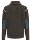 Maison Margiela Elbow Patch Quarter-zip  Reversible Sweater
