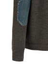 Maison Margiela Elbow Patch Quarter-zip  Reversible Sweater