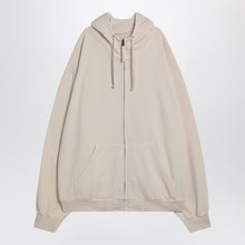  Maison Margiela Oversized écru hoodie with Numeric logo
