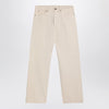 Maison Margiela Ecru cotton trousers
