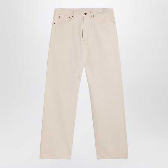 Maison Margiela Ecru cotton trousers