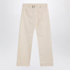 Maison Margiela Ecru cotton trousers