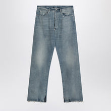  Maison Margiela Blue washed-effect jeans with buckle