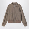 Maison Margiela Beige virgin wool zip-up jacket