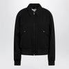 Maison Margiela Black zip-up jacket in virgin wool