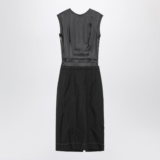 Maison Margiela Grey mélange sleeveless dress