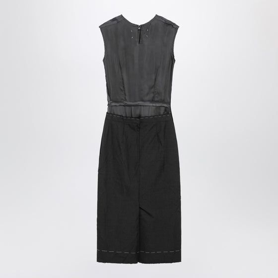 Maison Margiela Grey mélange sleeveless dress