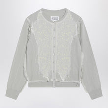  Maison Margiela Light green wool cardigan
