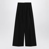 Maison Margiela Wide black pants in cotton and wool