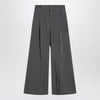 Maison Margiela Charcoal grey pleated trousers