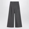 Maison Margiela Charcoal grey pleated trousers