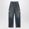 Maison Margiela Blue ripped washed jeans