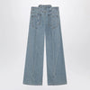 Maison Margiela Stonewashed straight-leg denim jeans in medium blue