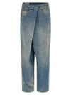Maison Margiela Wrap Asymmetric Closure Jeans