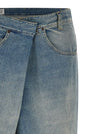 Maison Margiela Wrap Asymmetric Closure Jeans