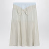 Maison Margiela Beige aloe Anonymity of the lining skirt