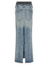 Maison Margiela Slits Denim Skirt