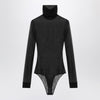 Maison Margiela Black semi-transparent turtleneck body