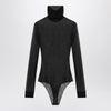 Maison Margiela Black semi-transparent turtleneck body