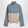 MM6 Maison Margiela Blue-grey/beige double-breasted jacket