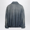 MM6 Maison Margiela Blue denim jacket with flap pockets