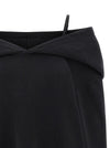 Mm6 Maison Margiela Off-shoulder Hooded Dress