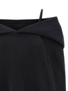 Mm6 Maison Margiela Off-shoulder Hooded Dress