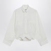 MM6 Maison Margiela White cotton shirt with mirrored effect
