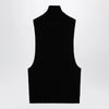 MM6 Maison Margiela Black wool zip vest