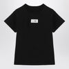 MM6 Maison Margiela Black T-shirt with Numeric Signature