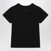 MM6 Maison Margiela Black T-shirt with Numeric Signature