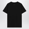 MM6 Maison Margiela Black cotton jersey T-shirt with logo patch