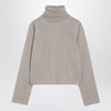 MM6 Maison Margiela Beige wool blend turtleneck sweater