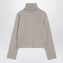  MM6 Maison Margiela Beige wool blend turtleneck sweater