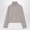 MM6 Maison Margiela Beige wool blend turtleneck sweater