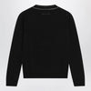 MM6 Maison Margiela Wool-blend sweater with contrast trim in black