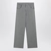 MM6 Maison Margiela Grey mélange cotton trousers