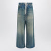 MM6 Maison Margiela Wide-leg washed blue jeans