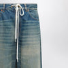 MM6 Maison Margiela Wide-leg washed blue jeans