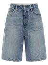 Mm6 Maison Margiela White Carré Bermuda Shorts